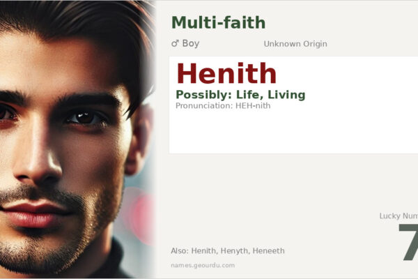 Henith Name Meaning — Origin, Gender & Details (2025)