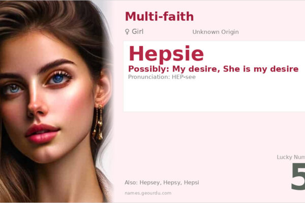 Hepsie Name Meaning — Origin, Gender & Details (2025)
