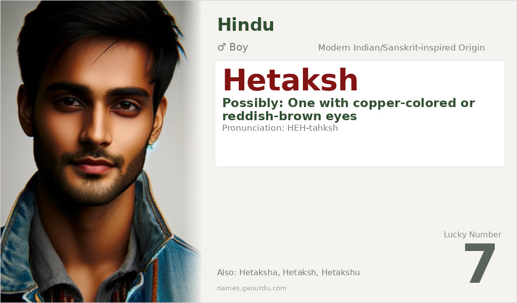 Hetaksh Name Meaning and Details