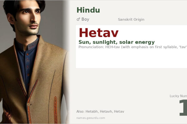 Hetav Name Meaning — Sun, Origin & Details (2025)