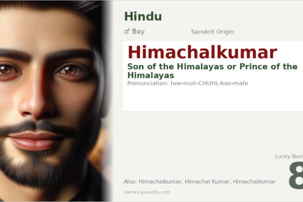 Himachalkumar Meaning — Origin, Gender & Details (2025)