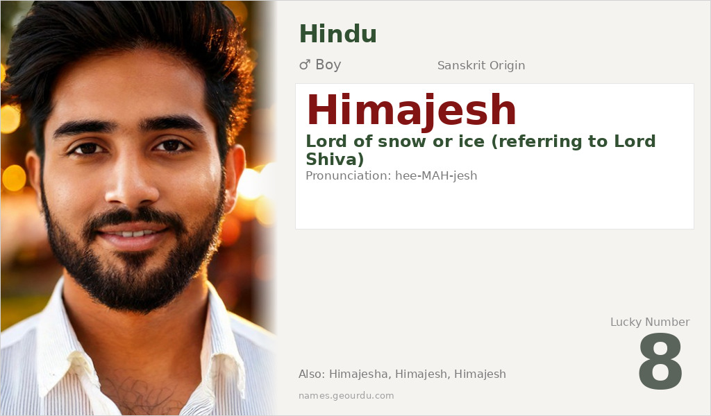 Himajesh Name Meaning and Details