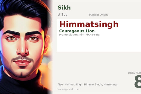 Himmatsingh Meaning — Punjabi Origin, Sikh Boy Name & Details (2025)