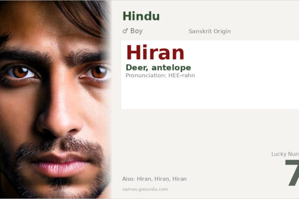 Hiran Name Meaning — Sanskrit Origin, Boy Name & Cultural Significance (2025)