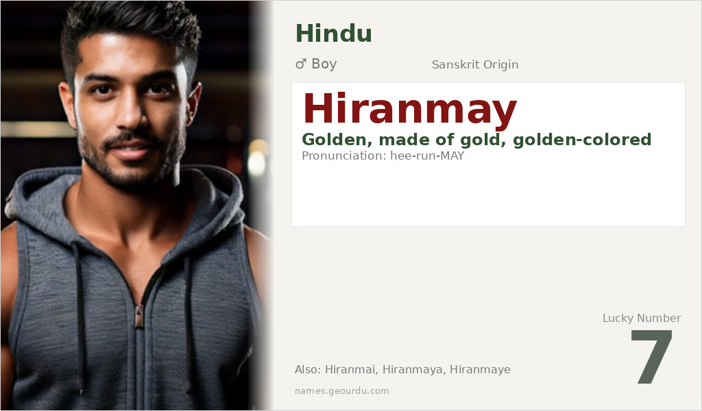 Hiranmay Name Meaning and Details