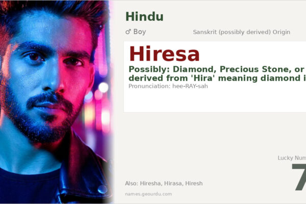 Hiresa Name Meaning — Origin, Gender & Details (2025)