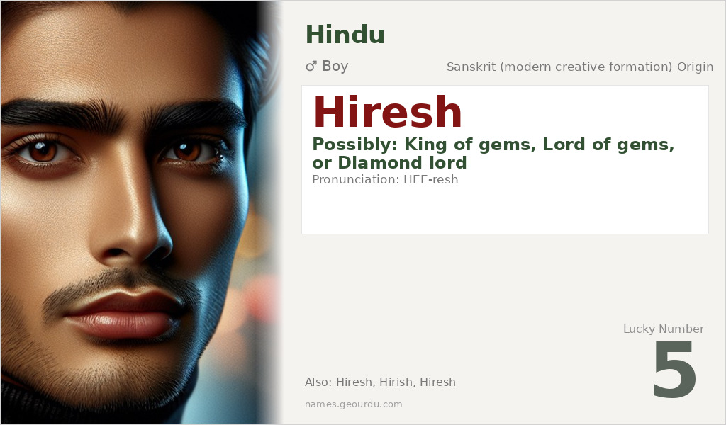 Hiresh Name Meaning and Details