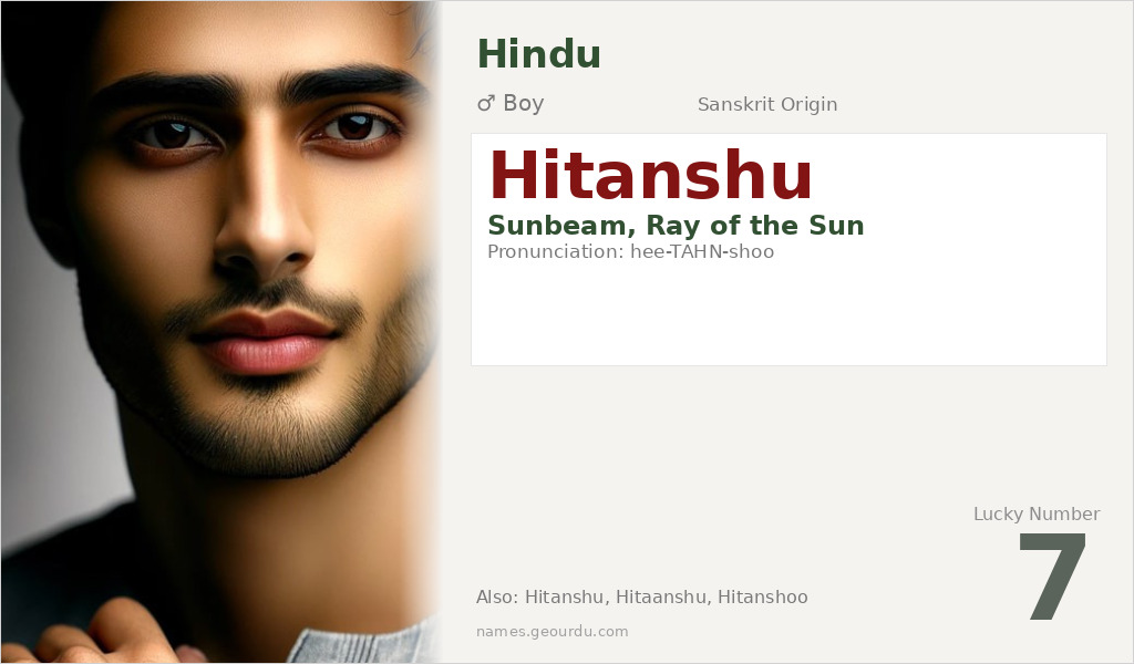 Hitanshu Name Meaning and Details