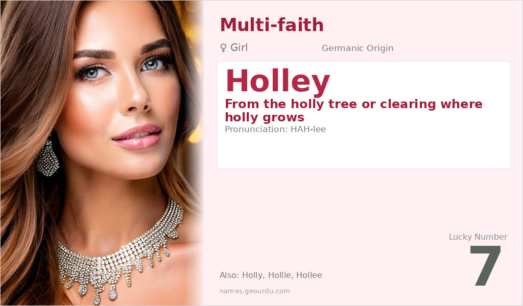 Holley Name Meaning and Details