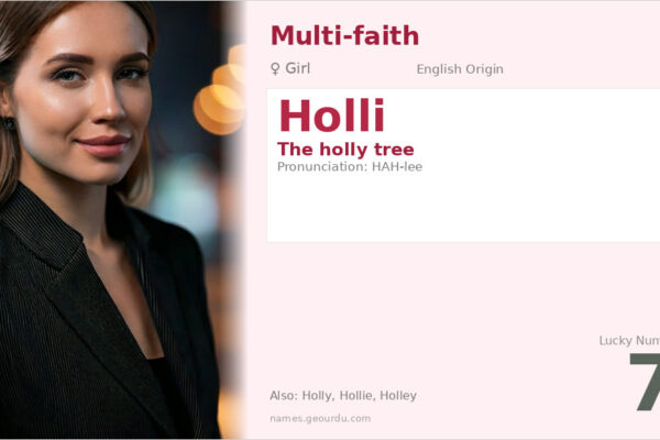 Holli Name Meaning — English Origin, Girl Name & Details (2025)