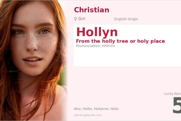 Hollyn Name Meaning — English Origin, Girl Name & Details (2025)