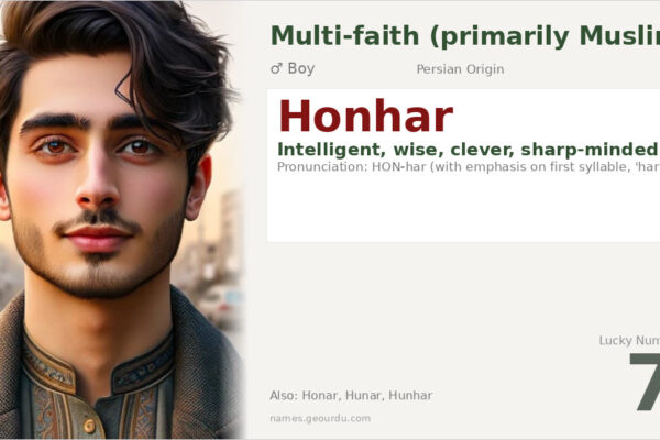 Honhar Name Meaning — Persian Origin, Boy Name & Details (2025)