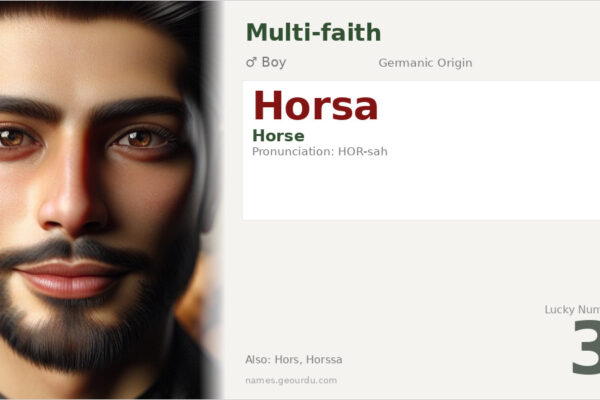 Horsa Name Meaning — Germanic Origin, Boy’s Name & History (2025)