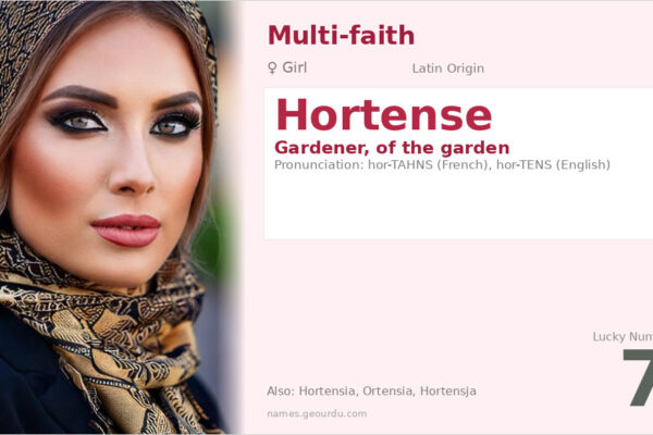 Hortense Name Meaning — Latin Origin, Girl Name & History (2025)