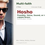 Hosho Name Meaning and Details