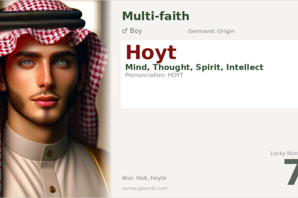 Hoyt Name Meaning — Origin, Gender & Details (2025)