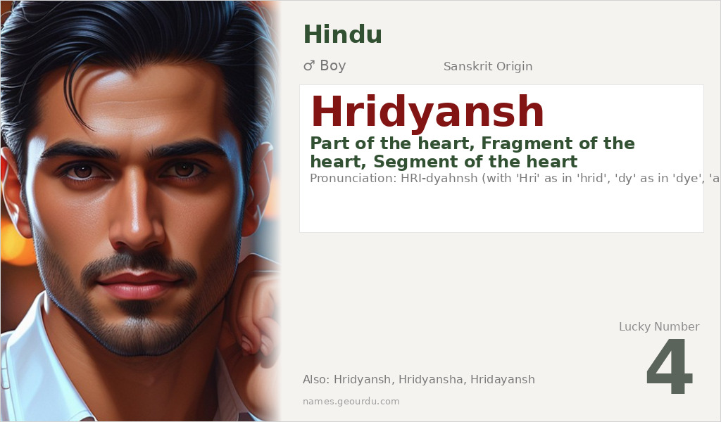 Hridyansh Name Meaning and Details