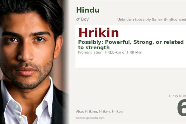Hrikin Name Meaning — Origin, Gender & Details (2025)