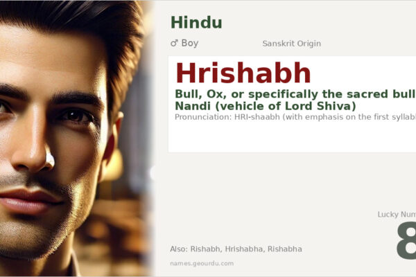 Hrishabh Name Meaning — Origin, Gender & Details (2025)