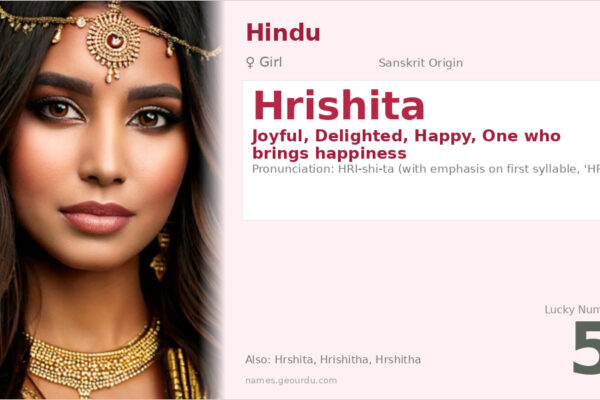 Hrishita Name Meaning — Sanskrit Origin, Girl Name & Details (2025)