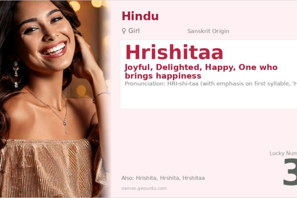 Hrishitaa Name Meaning — Sanskrit Origin, Girl Name & Details (2025)