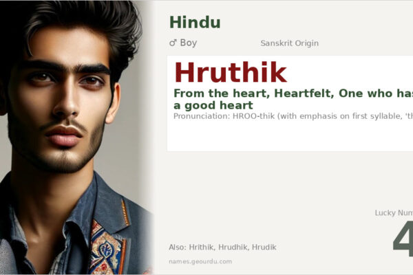 Hruthik Name Meaning — Sanskrit Origin, Boy Name & Details (2025)