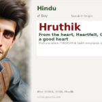 Hruthik Name Meaning and Details