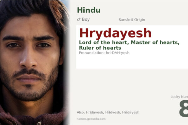 Hrydayesh Meaning — Sanskrit Origin, Boy Name & Details (2025)