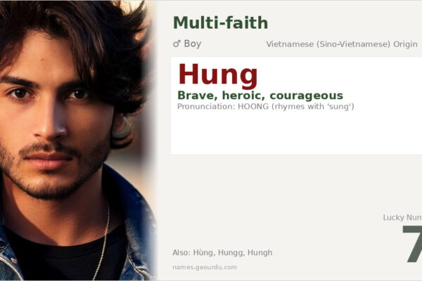 Hung Name Meaning — Vietnamese Origin, Boy Name & Details (2025)