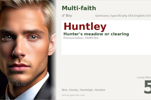Huntley Name Meaning — English Origin, Boy Name & Details (2025)