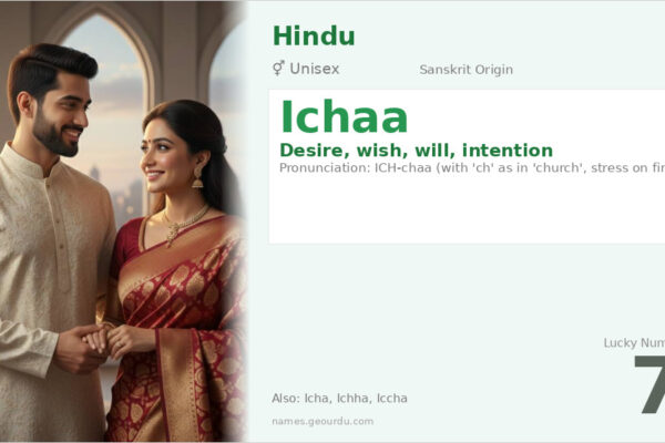 Ichaa Name Meaning — Sanskrit Origin, Gender & Details (2025)