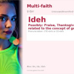 Ideh Name Meaning and Details