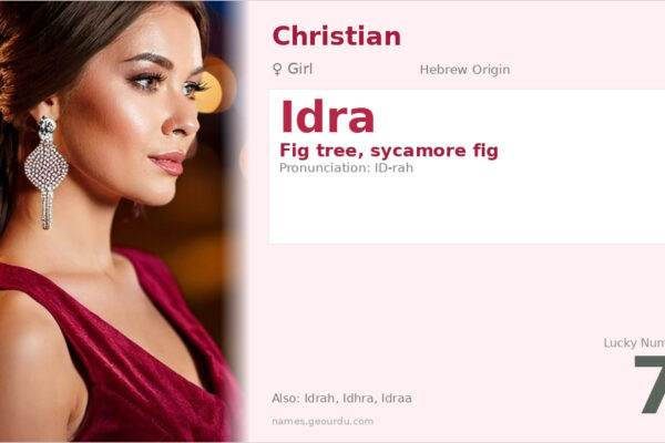 Idra Name Meaning — Hebrew Origin, Girl Name & Details (2025)