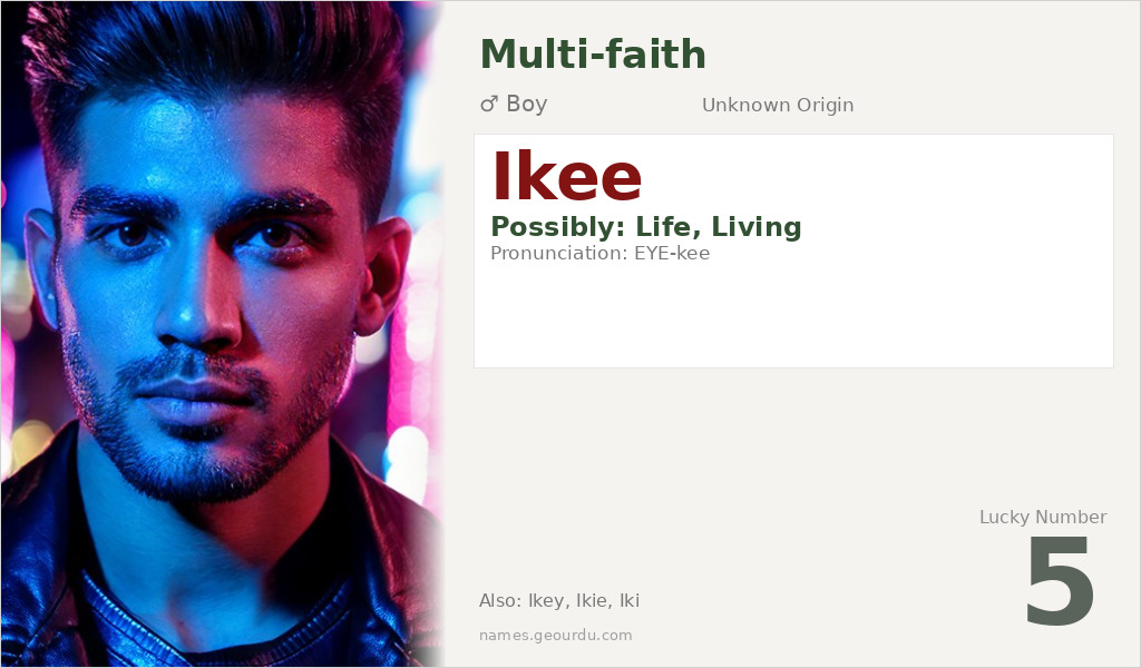 Ikee Name Meaning and Details