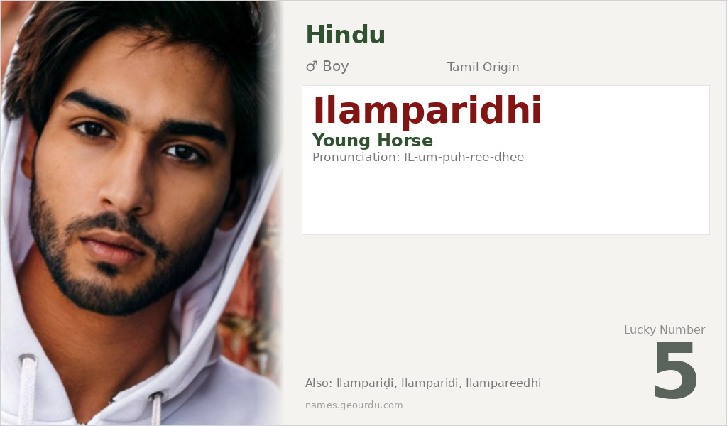 Ilamparidhi Name Meaning and Details