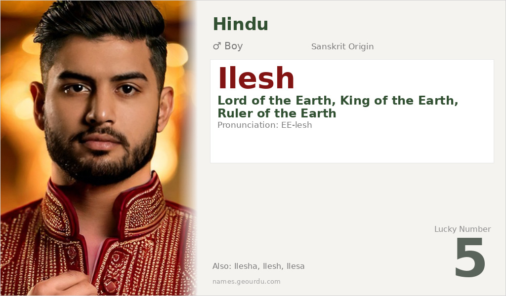 Ilesh Name Meaning and Details