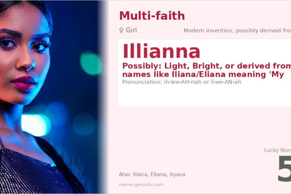 Illianna Name Meaning — Origin, Gender & Details (2025)