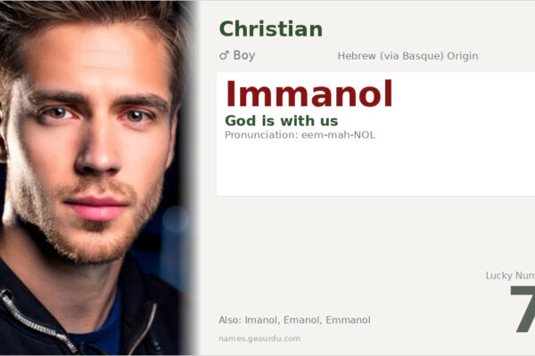 Immanol Name Meaning — Hebrew/Basque Origin, Boy Name & Christian Significance (2025)