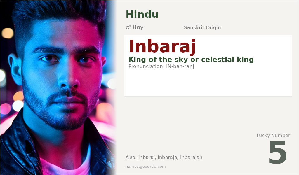 Inbaraj Name Meaning and Details