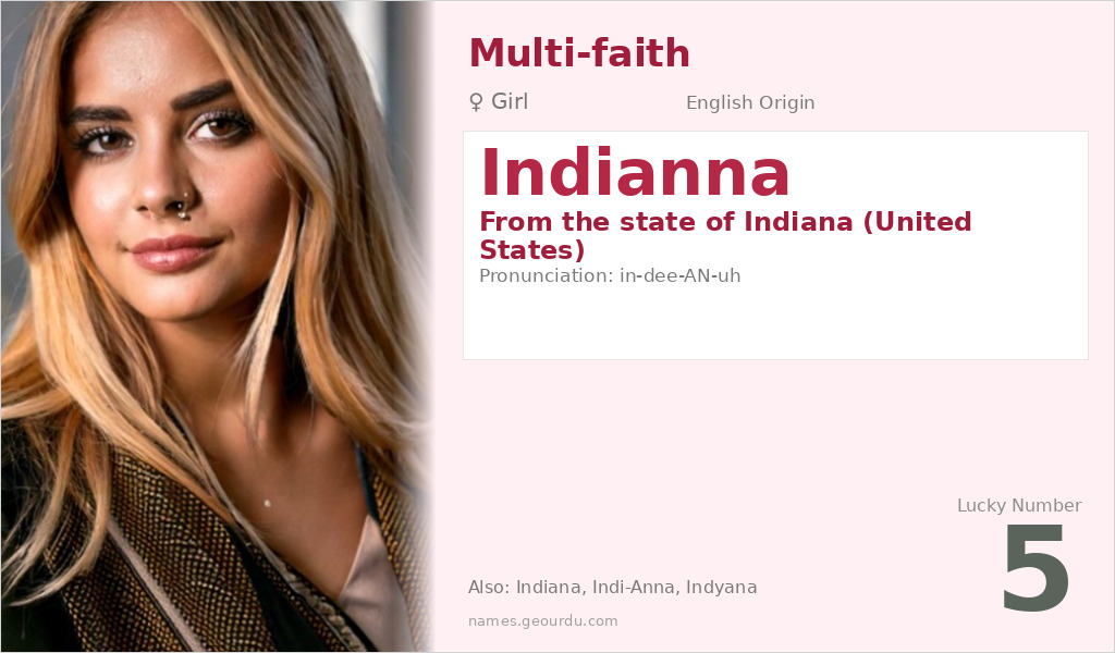 Indianna Name Meaning and Details