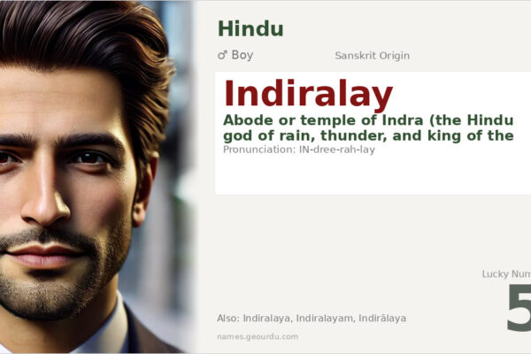 Indiralay Meaning — Sanskrit Origin, Boy Name & Hindu Mythology (2025)