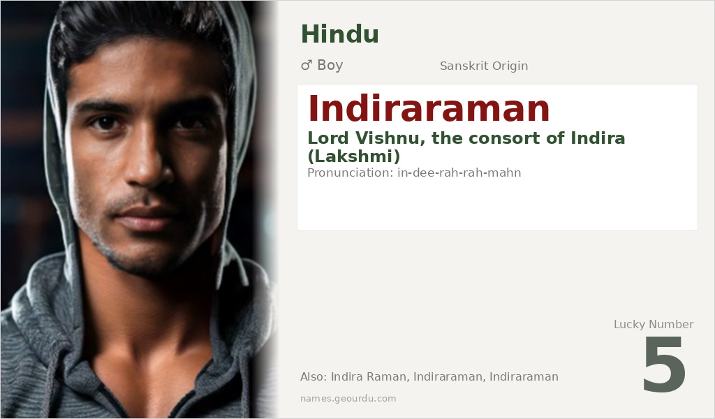 Indiraraman Name Meaning and Details