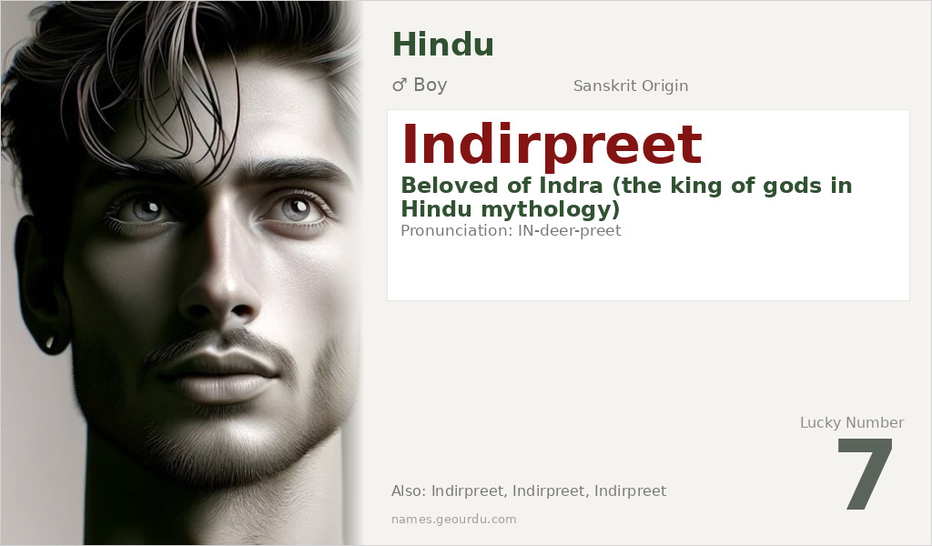 Indirpreet Name Meaning and Details