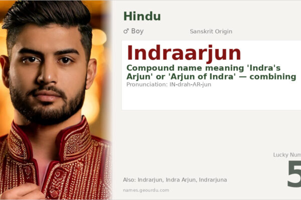 Indraarjun Name Meaning — Sanskrit Origin, Hindu Boy Name & Details (2025)