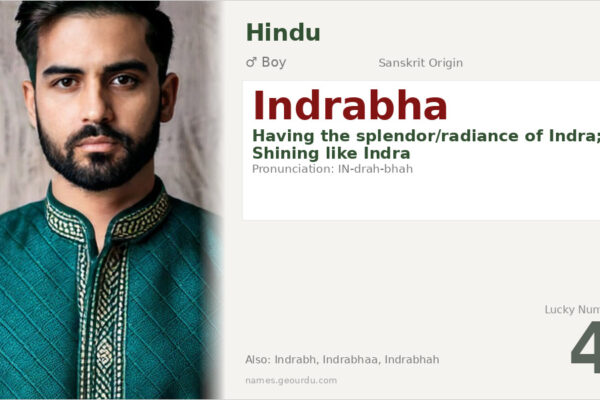 Indrabha Name Meaning — Sanskrit Origin, Boy Name & Details (2025)
