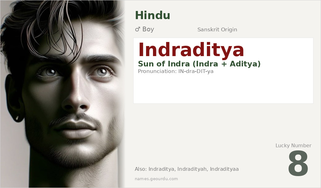 Indraditya Name Meaning and Details