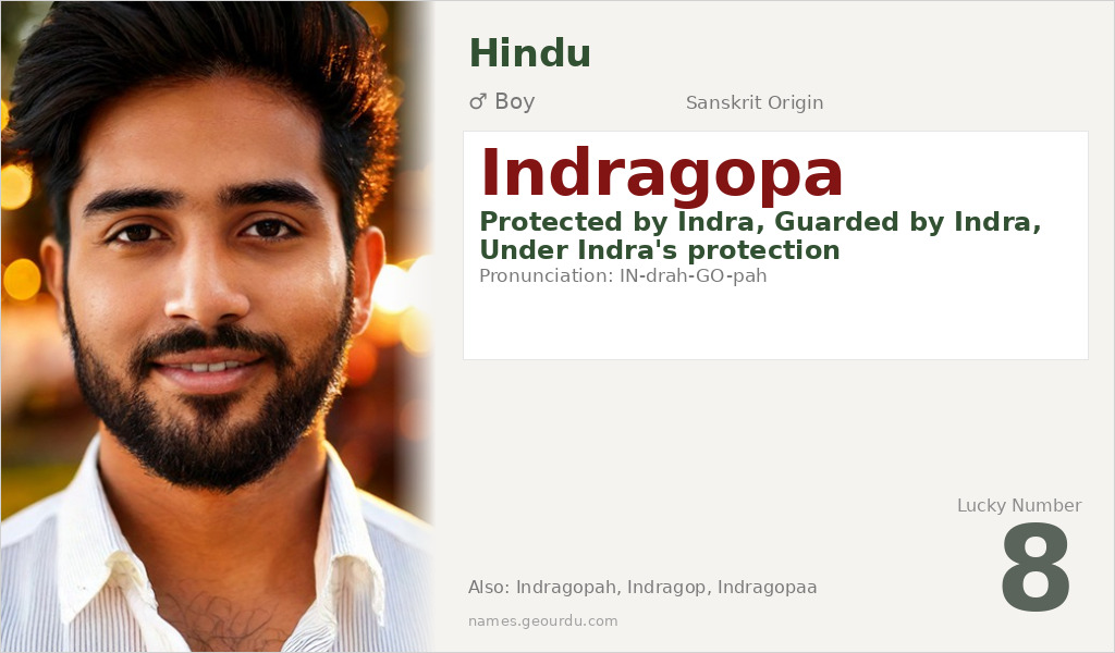 Indragopa Name Meaning and Details