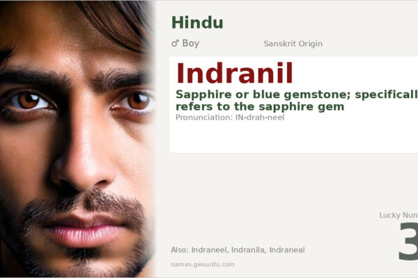 Indranil Name Meaning — Sanskrit Origin, Boy Name & Details (2025)