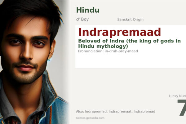 Indrapremaad Meaning — Sanskrit Origin, Hindu Boy Name & Details (2025)