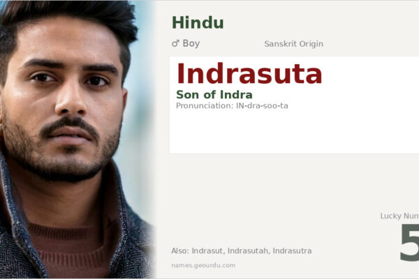 Indrasuta Meaning — Sanskrit Origin, Boy Name & Details (2025)